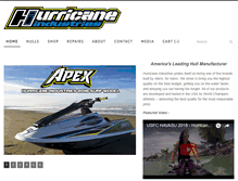 Tablet Screenshot of hurricaneind.com